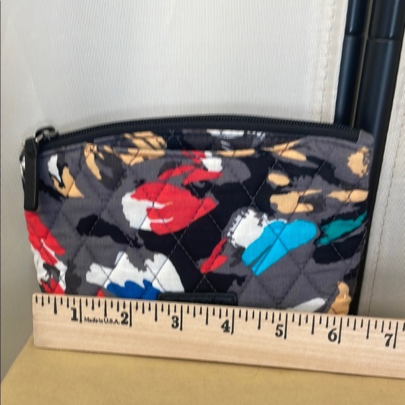Vera Bradley Black and Gray Toiletry Bag with Artistic Design - Picture 5 of 6